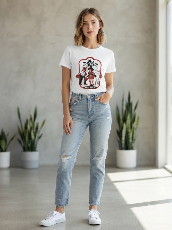 Franela para dama con estampado floral