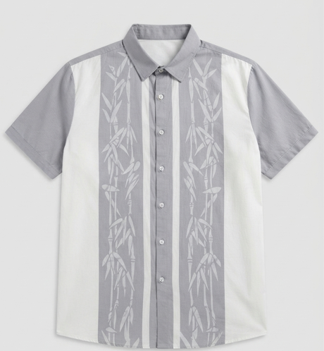 Camisa casual de manga corta