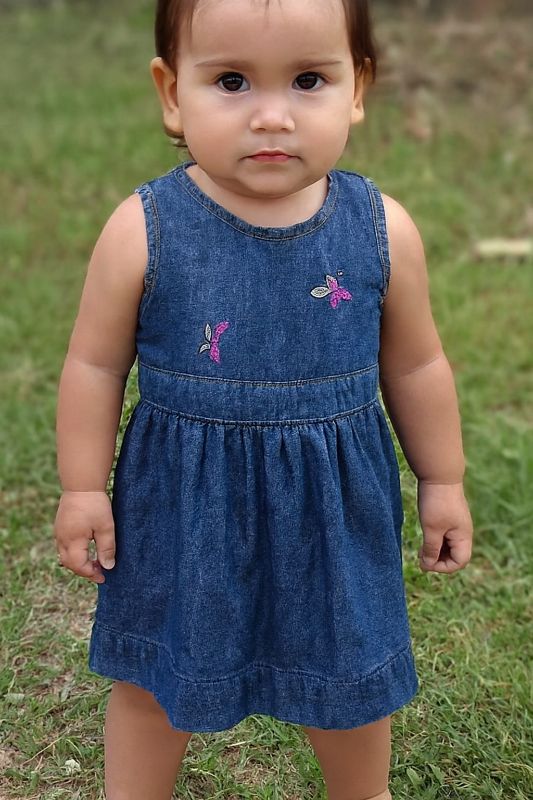 Mono de Jean para niña