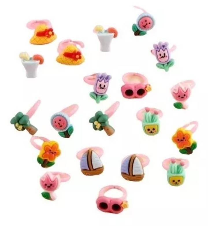 Anillos infantiles de diseños surtidos