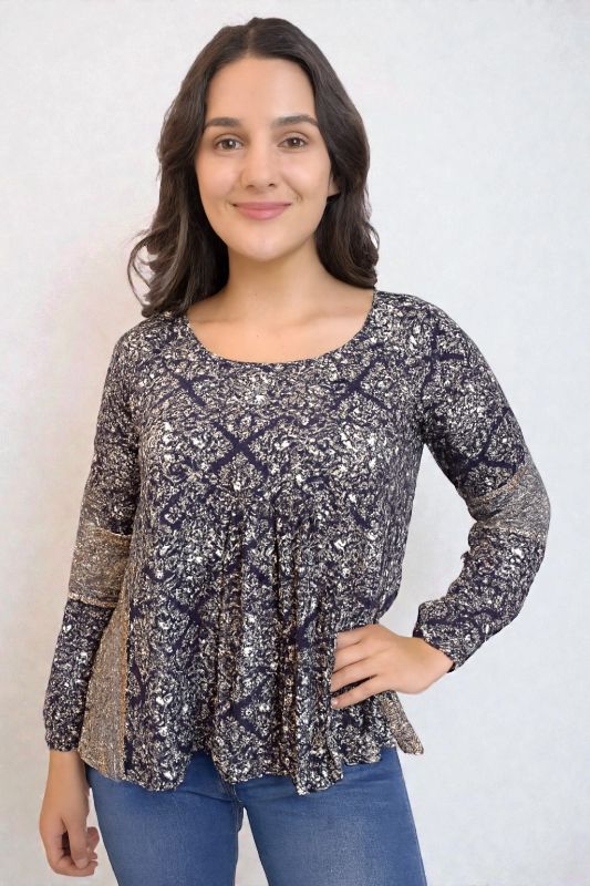 Blusa para Dama con detalle de flores