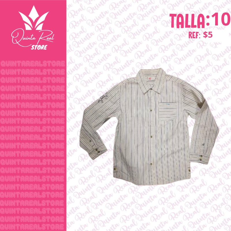 Camisa para niños de rayas