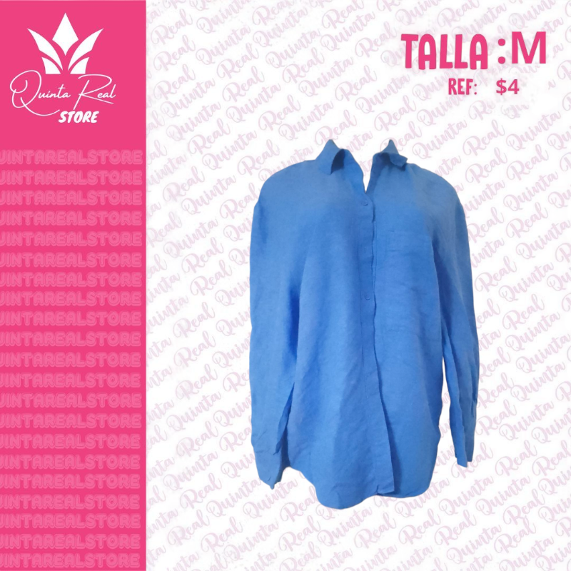 Camisa manga larga oversize 
para Dama