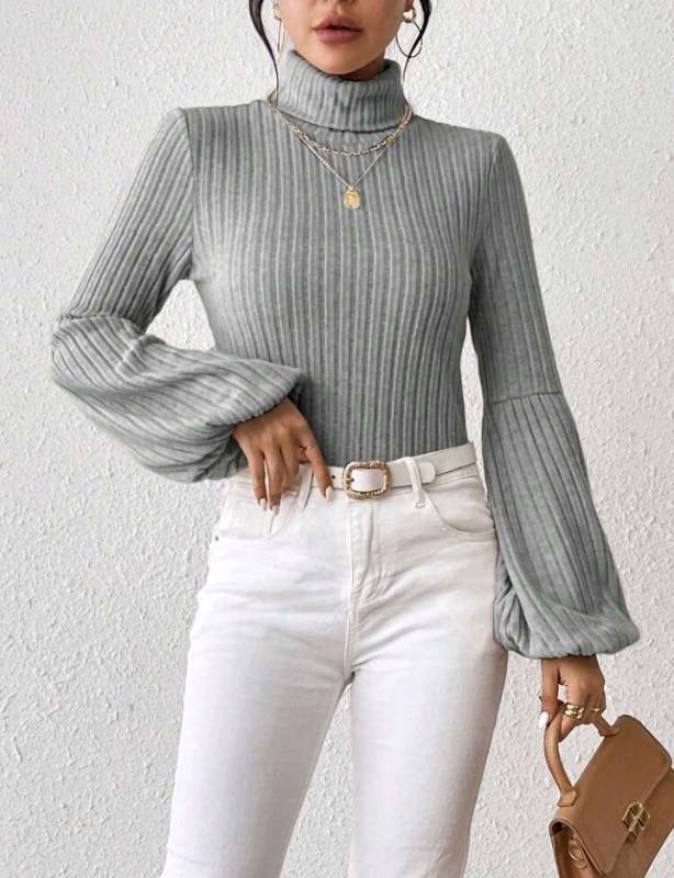 Sueter para dama con mangas acampanadas SHEIN