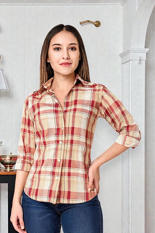 Camisa para Damas de cuadros