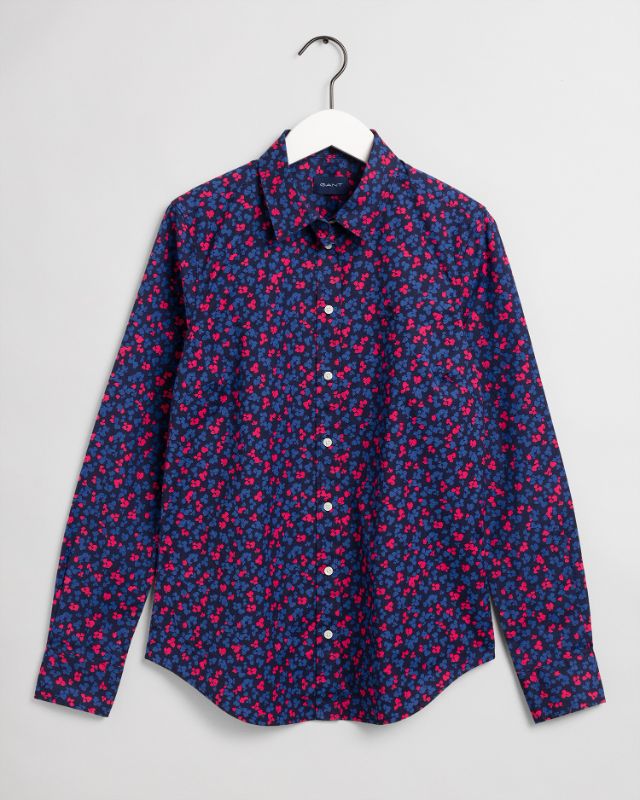 Camisa manga larga con diseño de flores