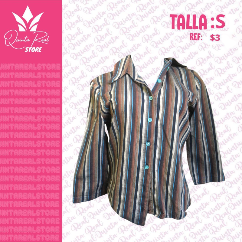 Camisa de líneas verticales para Dama