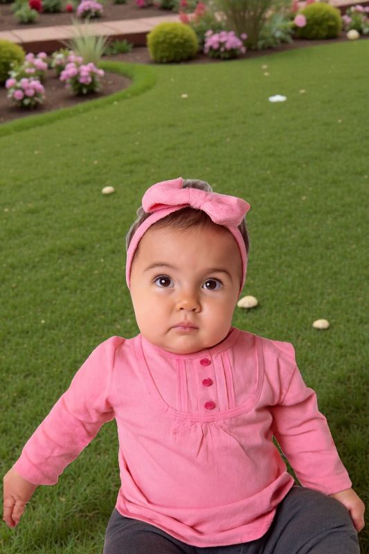 Franela para niña manga larga con botones