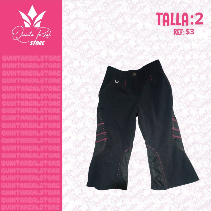 Pantalón acampanado para niña
