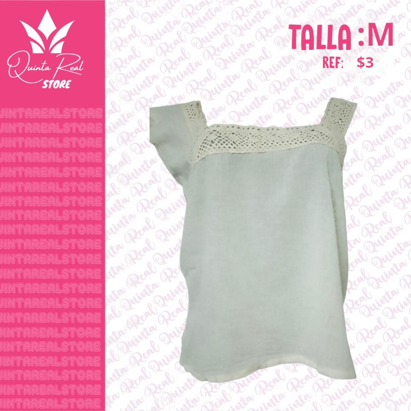 Blusa para Dama con Tejido en hombros
