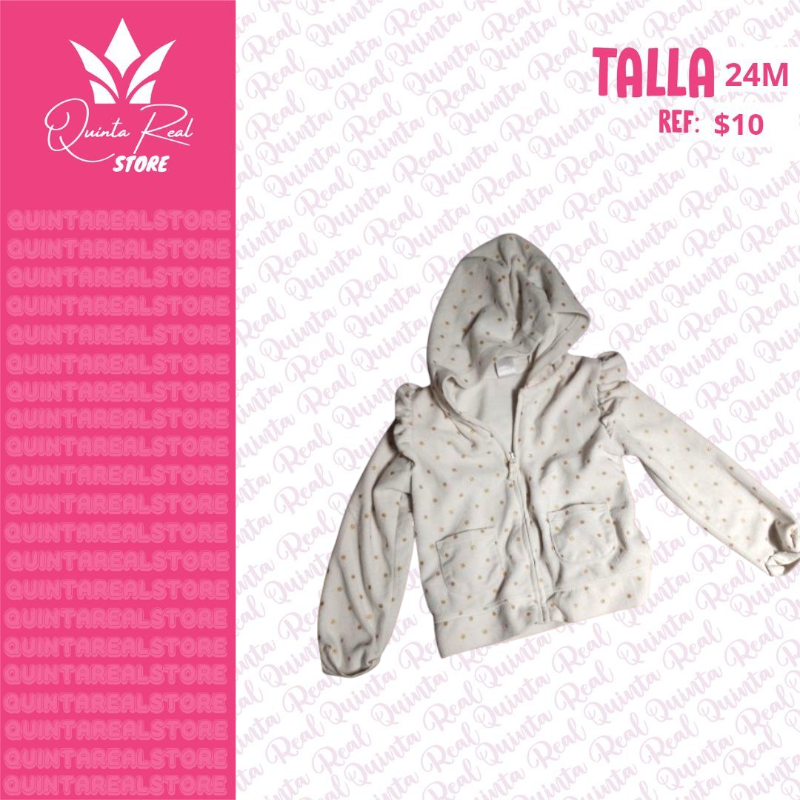 Chaqueta para niña con capa en hombros