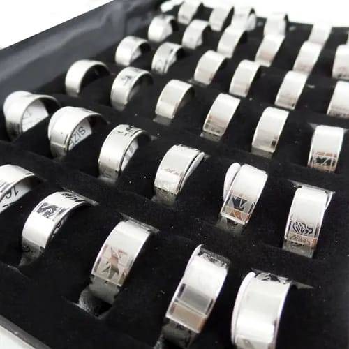 Anillos de acero varios modelos