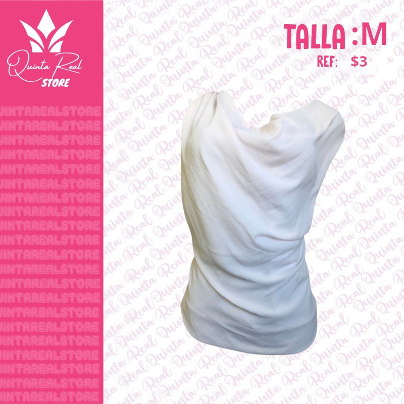 Blusa cuello drapeado