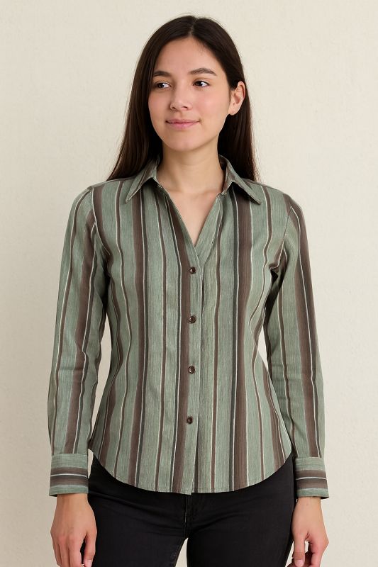 Camisa para Dama de Rayas