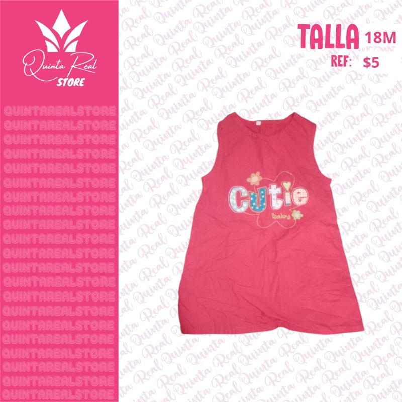 Vestido para niña Cutie