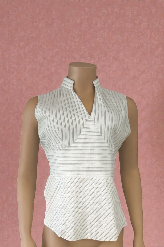 Blusa para Dama cuello V sin mangas