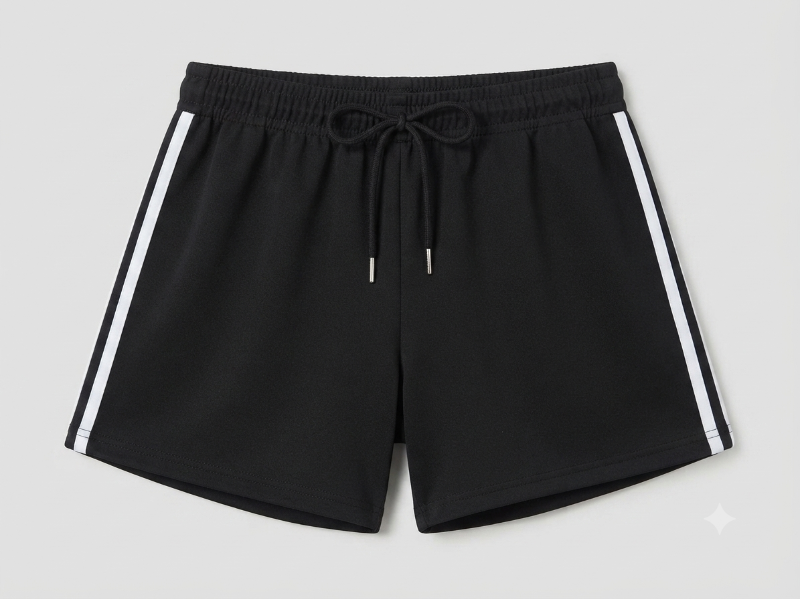 Short deportivo con líneas verticales para caballero