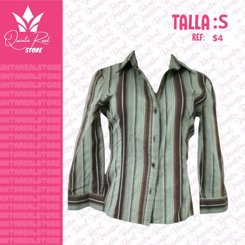 Camisa para Dama de Rayas