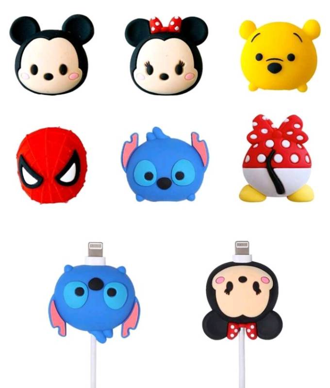 Protector de Cable personajes animados