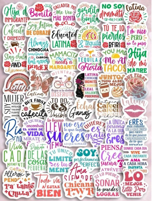 Stickers con mensajes motivacionales