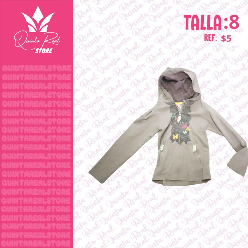 Chaqueta con capucha para niña