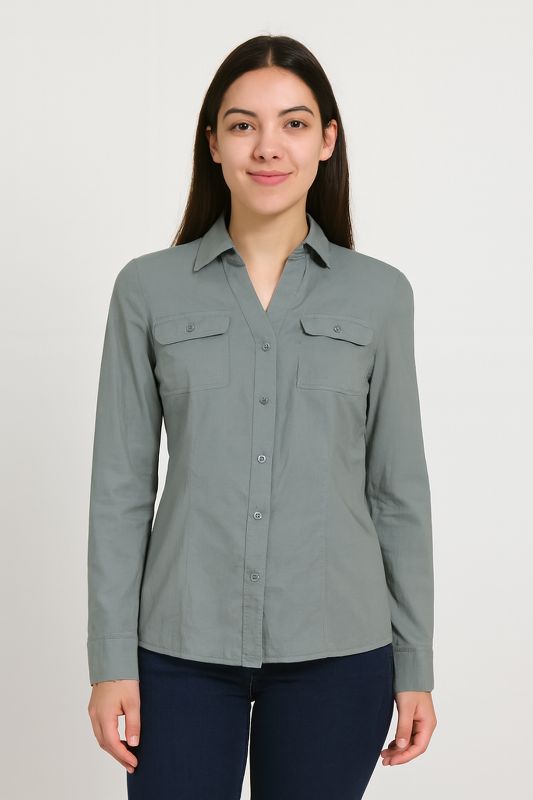 Camisa ejecutiva para Dama manga larga