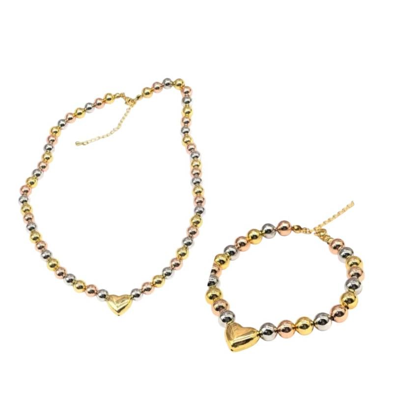 Juego de Collar y pulsera balin