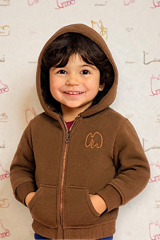 Chaqueta para niño con capucha