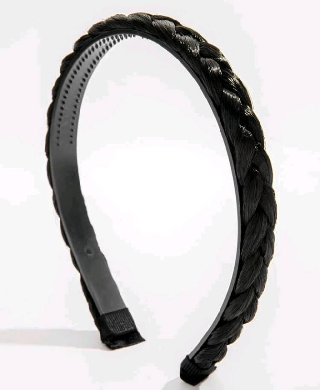 Cintillo de trenza de cabello mediano