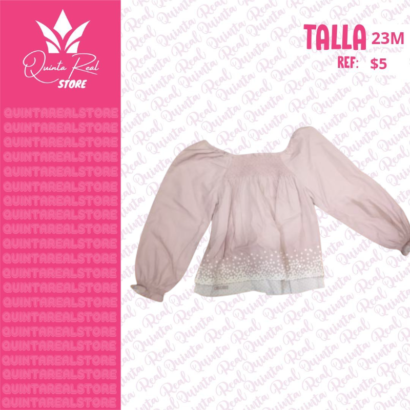 Blusa para niña Manga Larga