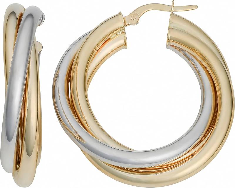 Argollas Entrelazadas dos tonos