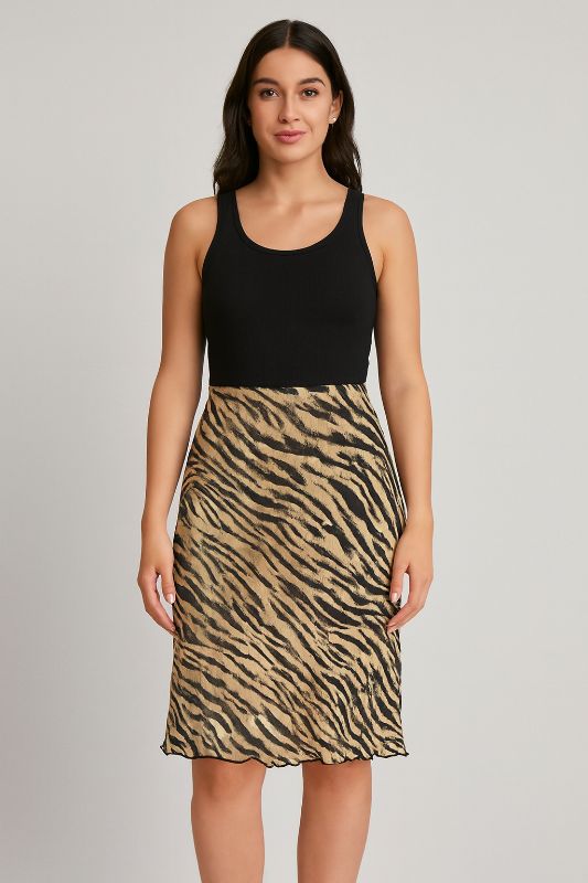 Falda Animal Print para Dama