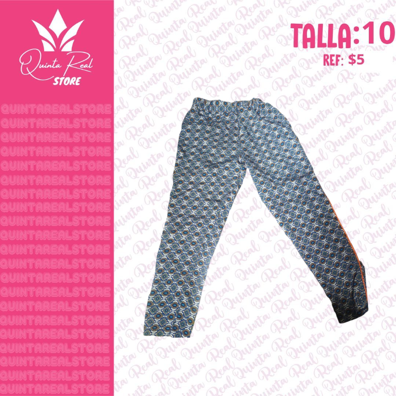 Pantalón estampado para niña