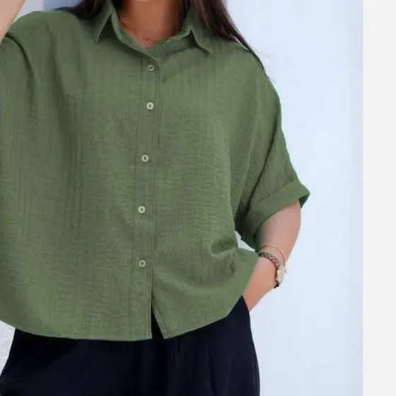 Camisa manga corta para Dama