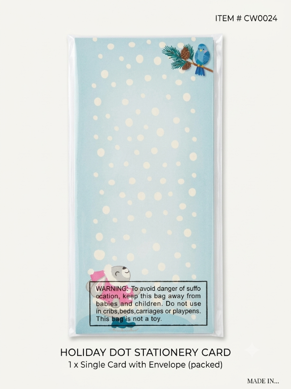 Libreta con imán motivo navideño