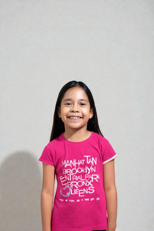 Franela para niña Queens