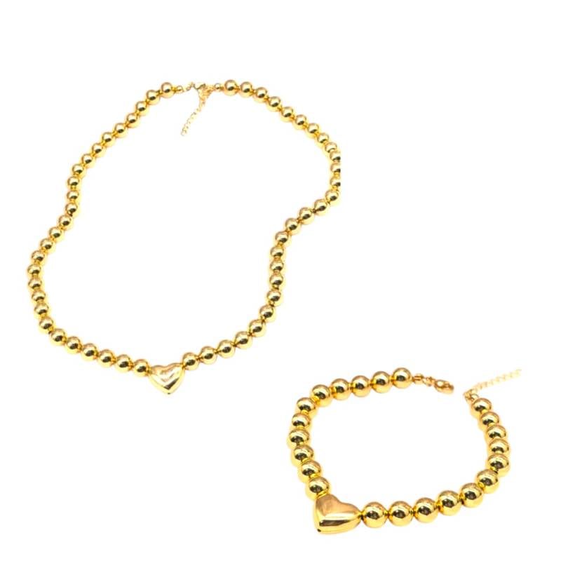 Juego de Collar y pulsera balin