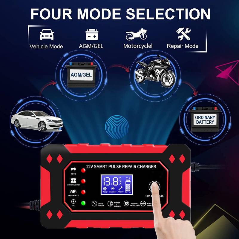 CARGADOR DE BATERIA INTELIGENTE 12 V