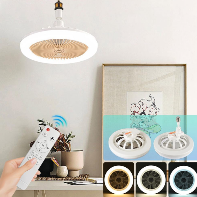 ABANICO CON LED Y AROMATIZANTE MULTIFUNCIONAL