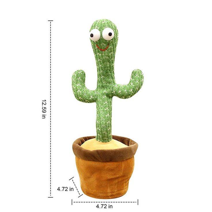 CACTUS BAILARIN DOBLE CON ACCESORIOS
