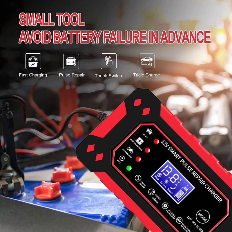 CARGADOR DE BATERIA INTELIGENTE 12 V