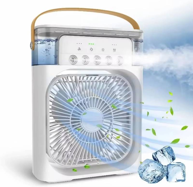 ABANICO/ MINI VENTILADOR DE AIRE CON HUMIFICADOR