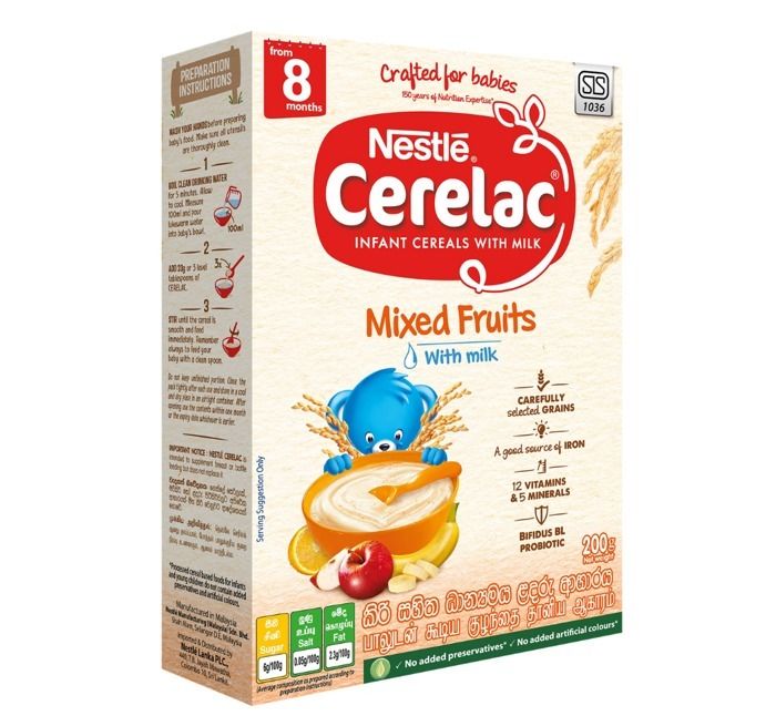 Cerelac Mixed Fruits with Milk (200g)