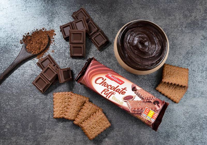 Maliban Chocolate Puff Biscuit 200g