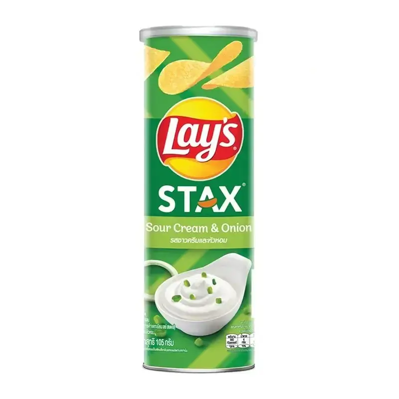 Lays Stax Sour Cream & Onion 135G