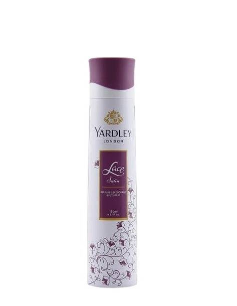Yardley Satin Body Spray for Women – 150 ml