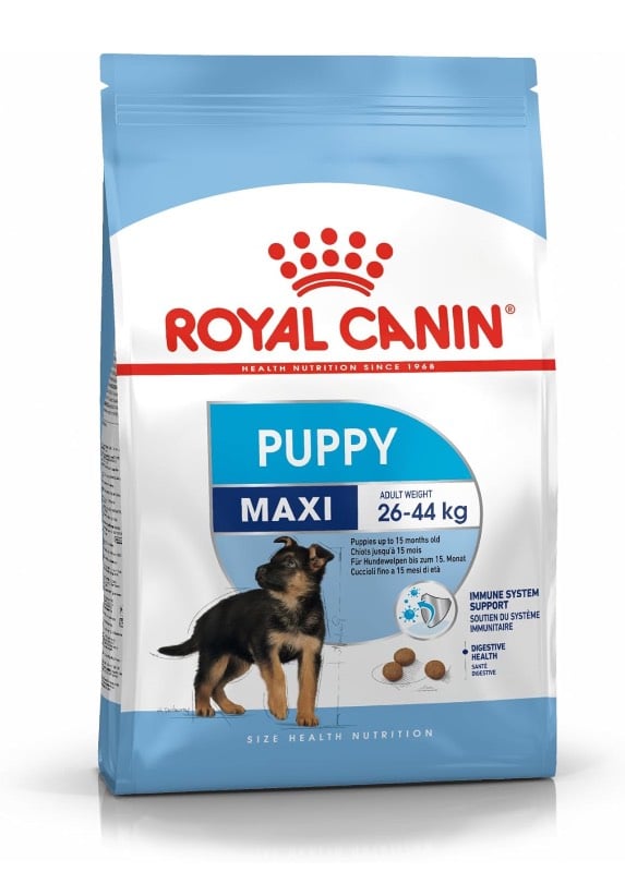 Royal Canin Maxi Puppy Food, 1 Kg, Dry Food, 
Supports Immune System & digestive health, 
Provides Long growth, moderate energy