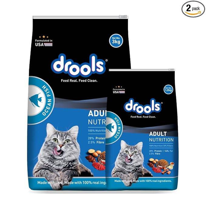 Drools Adult(+1 year) Dry Cat Food, Ocean Fish