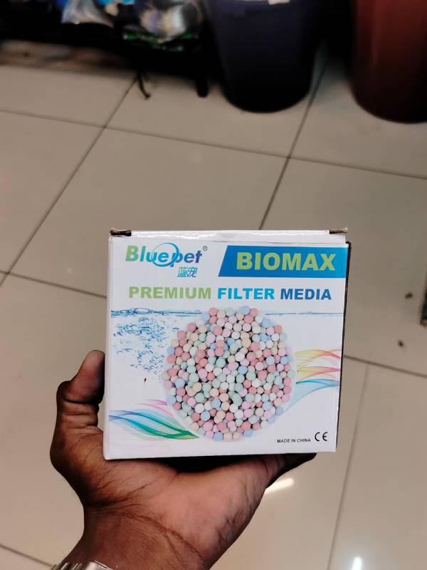 Filter Media, Ceramic Rings Bio Balls Porous Filter Biochemical Ball Activated Carbon Filtration for Aquarium Fish Tank Pond Fountain (400, Grams)