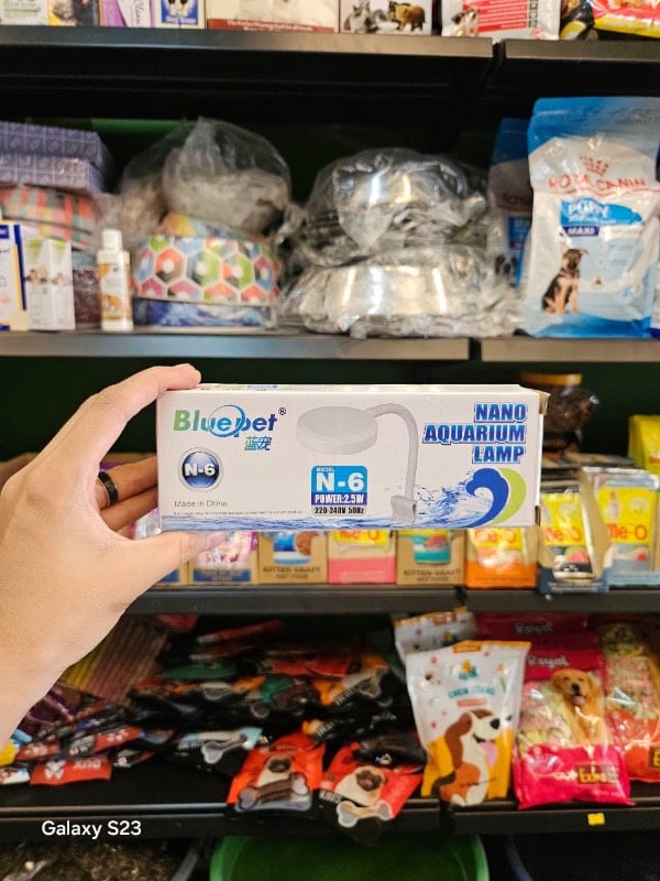 Multicolor Aquarium LED Light 2.5W | WRGB Spectrum | 3 Lighting Modes | 360° Flexible Arm | Clip-On Lamp for Nano Fish Tanks & Bowls